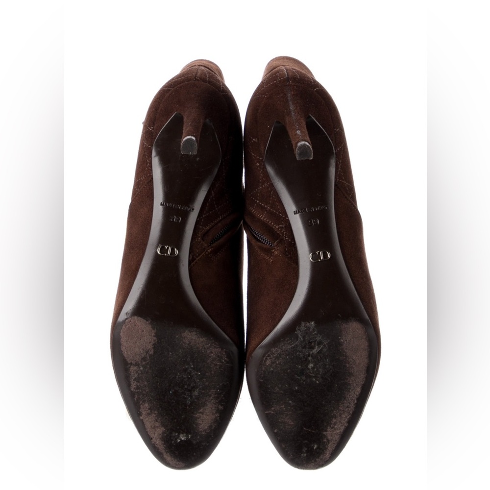 Christian Dior suede heeled boots - Picture 5 of 5